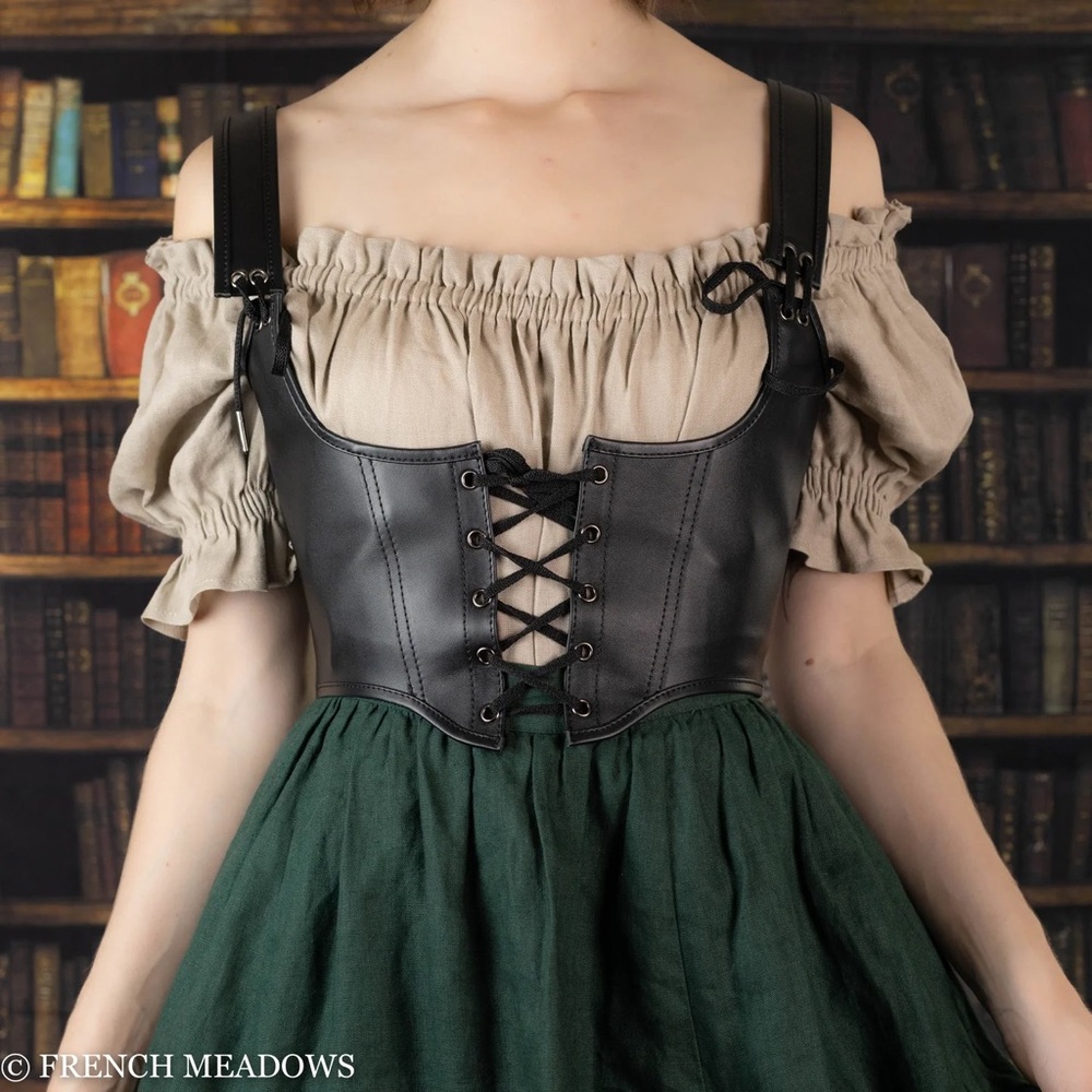 French Meadows Leather Underbust Corset Belt